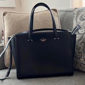 Black Kate Spade Large Tote